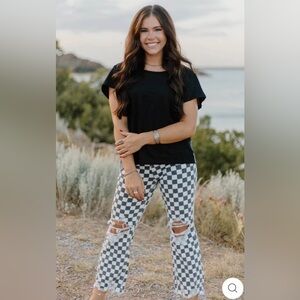 BOUTIQUE ROUND THE TRACK JEANS, 9/10 NWT